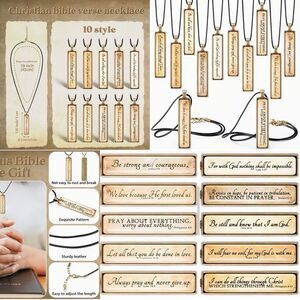 NWT Be still and know that I am God Faith Based Necklace 10 Different Styles!